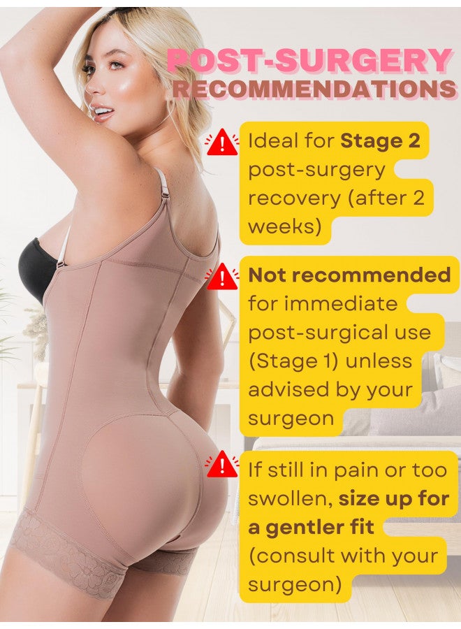 Sonryse S66 Stage 2 Faja Post Surgery Tummy Tuck BBL Lipo Compression Garment for Women Beige S - Image 1