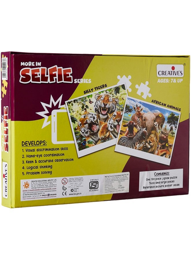 Creative's Dog Delight Selfie | Animal Puzzles | Jigsaw Puzzles for Kids | Eye-Hand Coordination Puzzles | 100 Pieces Puzzles | Ages 7 & Up - Image 3