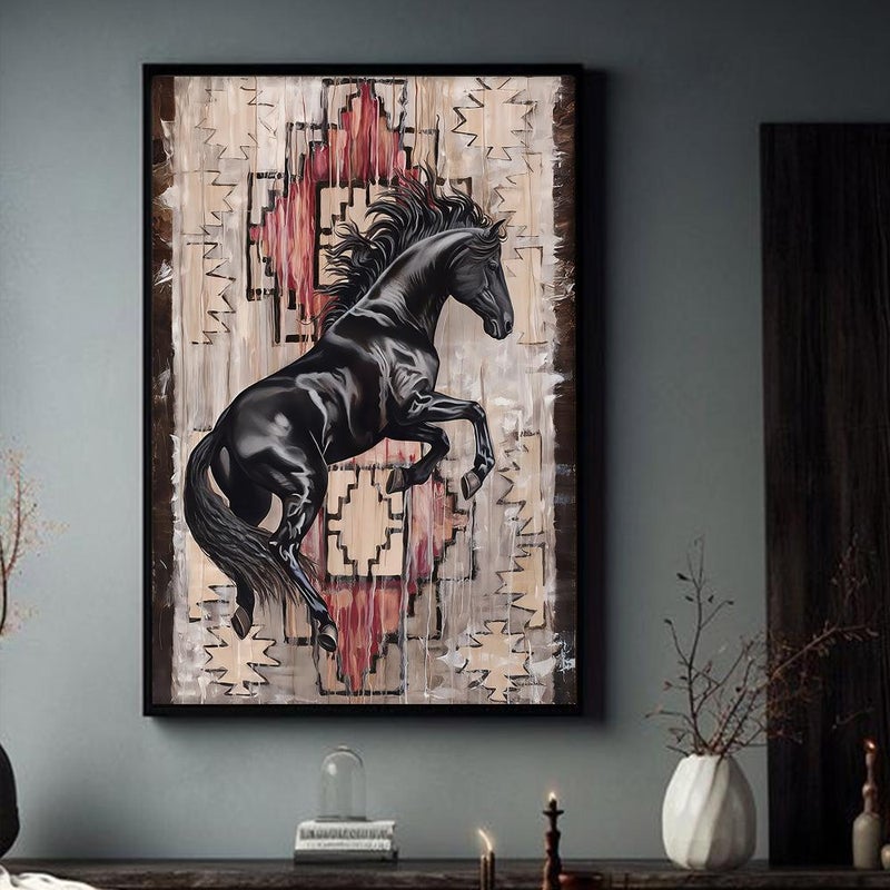 Marktna Sadu heritage design canvas painting with hollow frame (120x80) one piece - Image 2