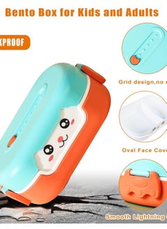 Excefore Lunch Box for Kids, Versatile food and snack container for both kids and adults. Dishwasher and microwave safe. BPA and PVC free. Leakproof design. Available in MIXCOLOR-A.  - Image 4