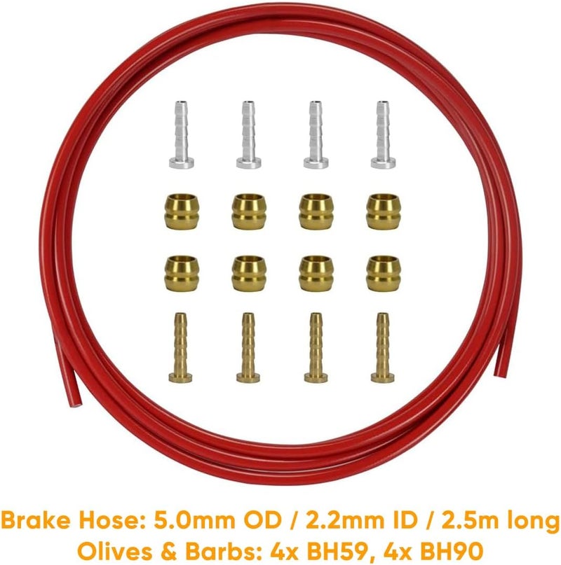 BESNIN 2 in 1 bike Hose Cutter and Needle Insert tool Hydraulic Hose Fitting Insert tool Hydraulic Hose Fitting Insert tool and Hydraulic Brake hose set - Image 4