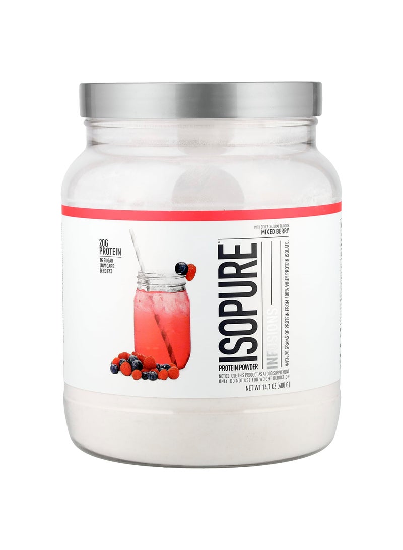 Infusions Protein Powder, Mixed Berry, 14.1 oz (400 g)