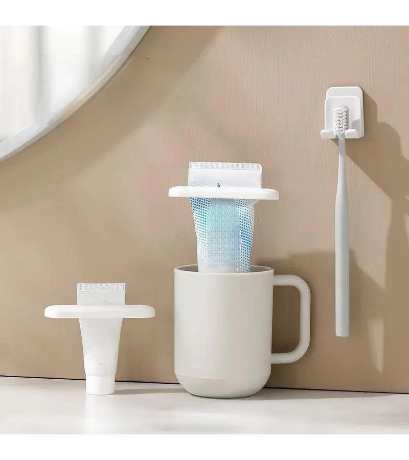 Toothpaste Squeezer Dispenser 1pc For Tube Clip Kitchen Bathroom Hand Cream - Image 3
