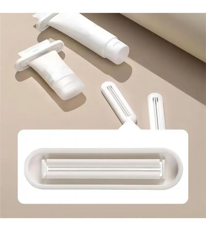 Toothpaste Squeezer Dispenser 1pc For Tube Clip Kitchen Bathroom Hand Cream - Image 1