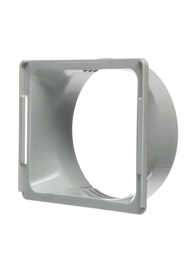 NIBEMINENT Portable Air Conditioning Body Exhaust Duct Interface Silver 150mm  - Image 1