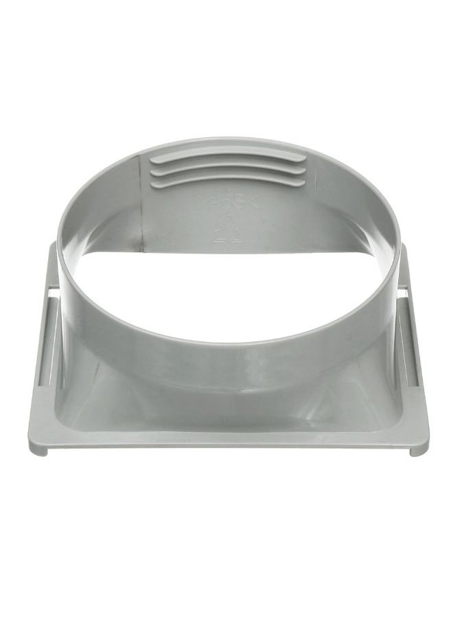 NIBEMINENT Portable Air Conditioning Body Exhaust Duct Interface Silver 150mm  - Image 4