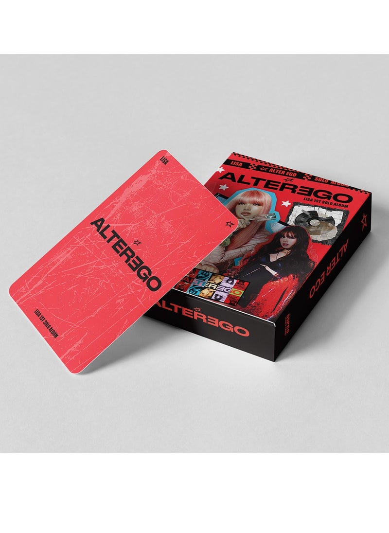 EHOME - 55PCS LISA New Album 'ALTER EGO' Lomo Photo Cards Set - Image 1
