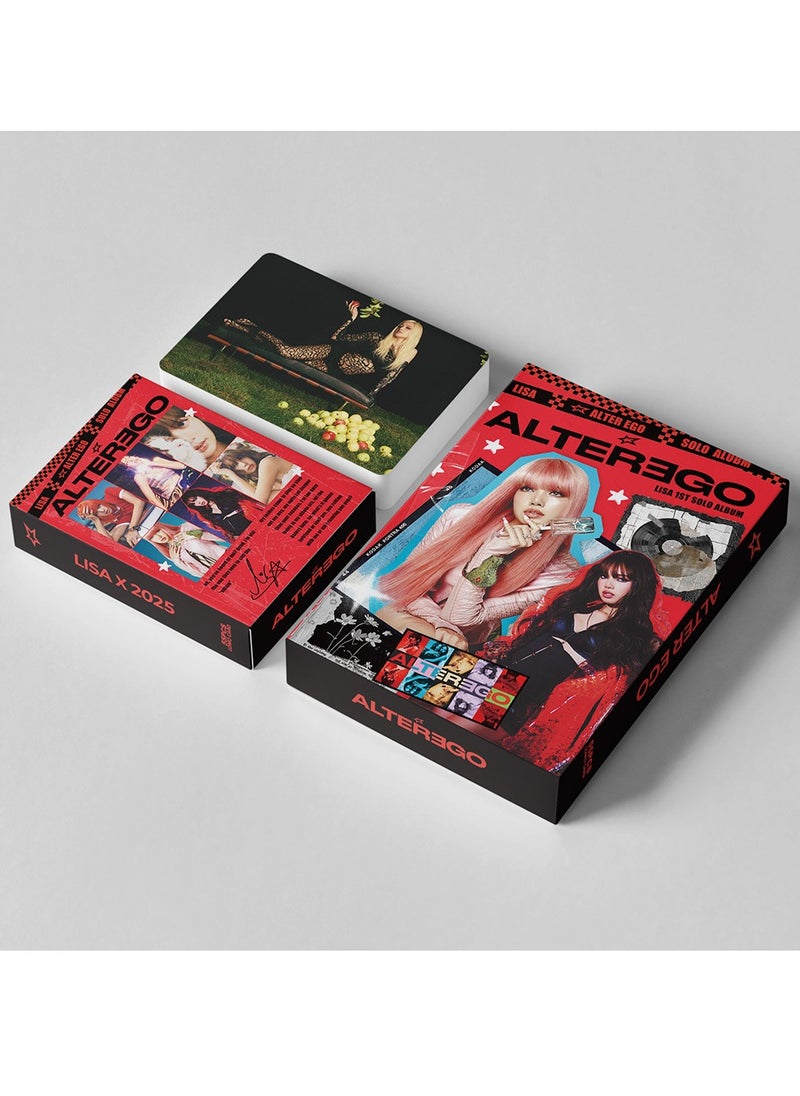 EHOME - 55PCS LISA New Album 'ALTER EGO' Lomo Photo Cards Set - Image 1