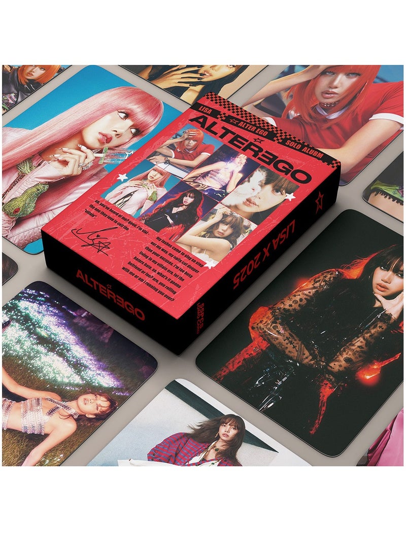 EHOME - 55PCS LISA New Album 'ALTER EGO' Lomo Photo Cards Set - Image 1