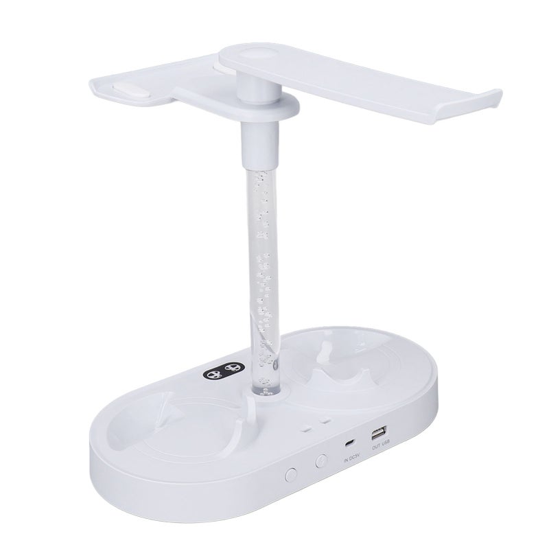 قاعدة شحن مغناطيسية مع ضوء LED ومخرج USB للشحن السريع، محطة شحن لوحدة ألعاب PS5 - Image 5