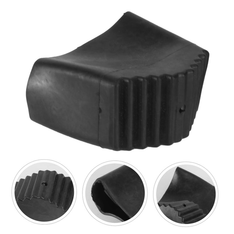 Non Slip Ladder Pads Foot Stabilizer Anti Skid Bumpers 4x4cm Black 4 Sets - Image 5
