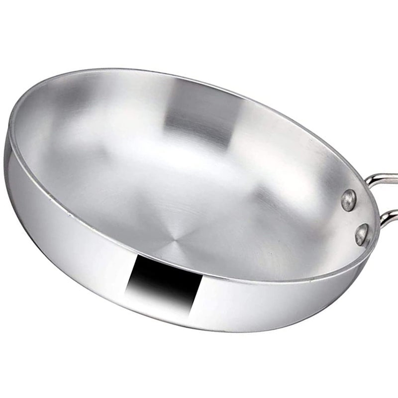 IDEAL PRIME Heavy Duty Aluminium Frying Pan Set of 3 0.5+1+1.5 Liter (3Pices) Aluminum Fry Pan Omlet Pan Sandwich Pan Cookware Set Pack of 3 - Image 4
