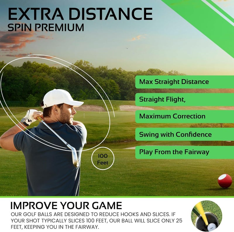 Polara Ultimate Straight Self-Correcting Golf Balls - 12 Pack - Image 5