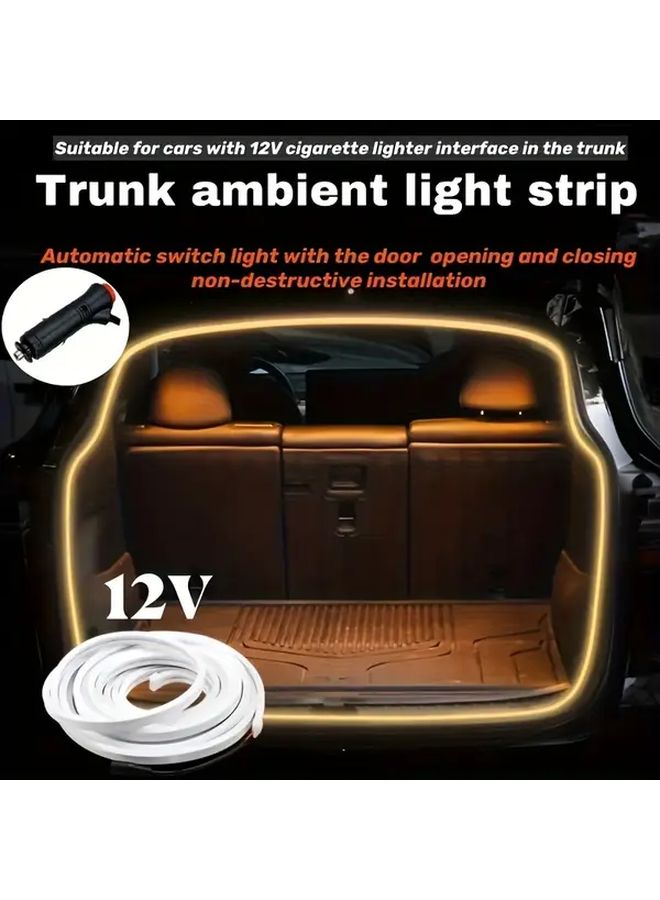 Flexible 5m Car Trunk LED Strip Light White 12V For Small Cars SUVs - Image 1