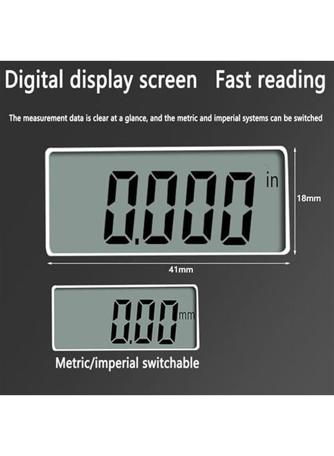 Digital Thickness Meter 0 12 7mm Tester With Digital Display Screen For Flat Soft Materials Size Percentage - Image 5