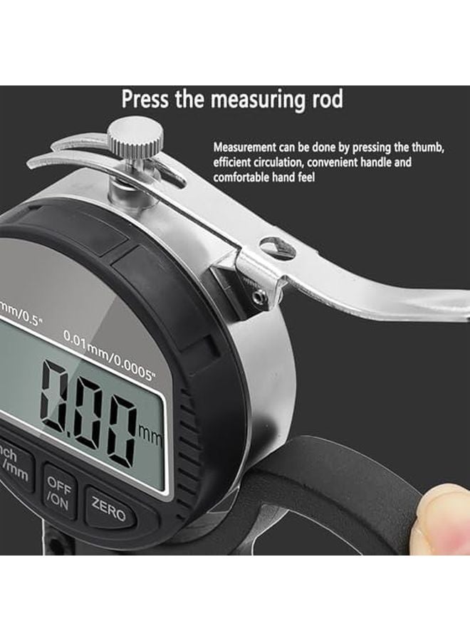 Digital Thickness Meter 0 12 7mm Tester With Digital Display Screen For Flat Soft Materials Size Percentage - Image 4
