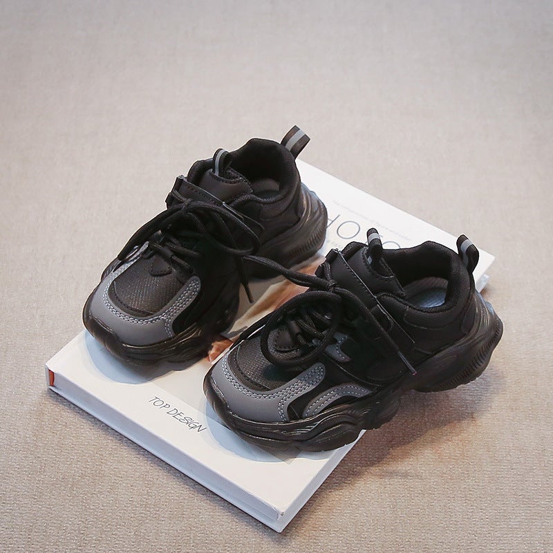 New Children'S Shoes Boys Torre Shoes Lightweight Comfortable Sports Black And White Casual Shoes Korean Style Fashionable Girl Shoes - Image 1