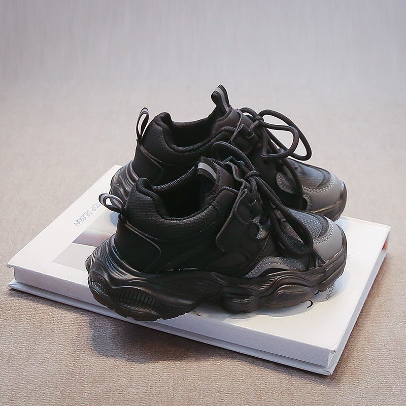 New Children'S Shoes Boys Torre Shoes Lightweight Comfortable Sports Black And White Casual Shoes Korean Style Fashionable Girl Shoes - Image 4