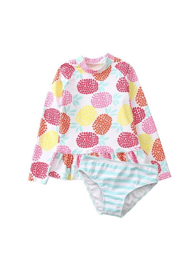 Children's Swimsuit Women's European And American Pineapple Flamingo Swimsuit Instagram Sunscreen Girl's Split Swimsuit
