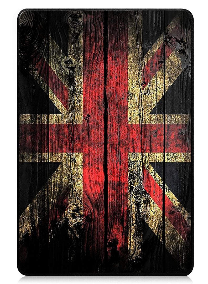 Theodor Protective Flip Case For Xiaomi Pad 7 & Xiaomi Pad 7 Pro With Trifold Stand Auto Wake Sleep Shockproof Cover - Vintage wood - Image 1