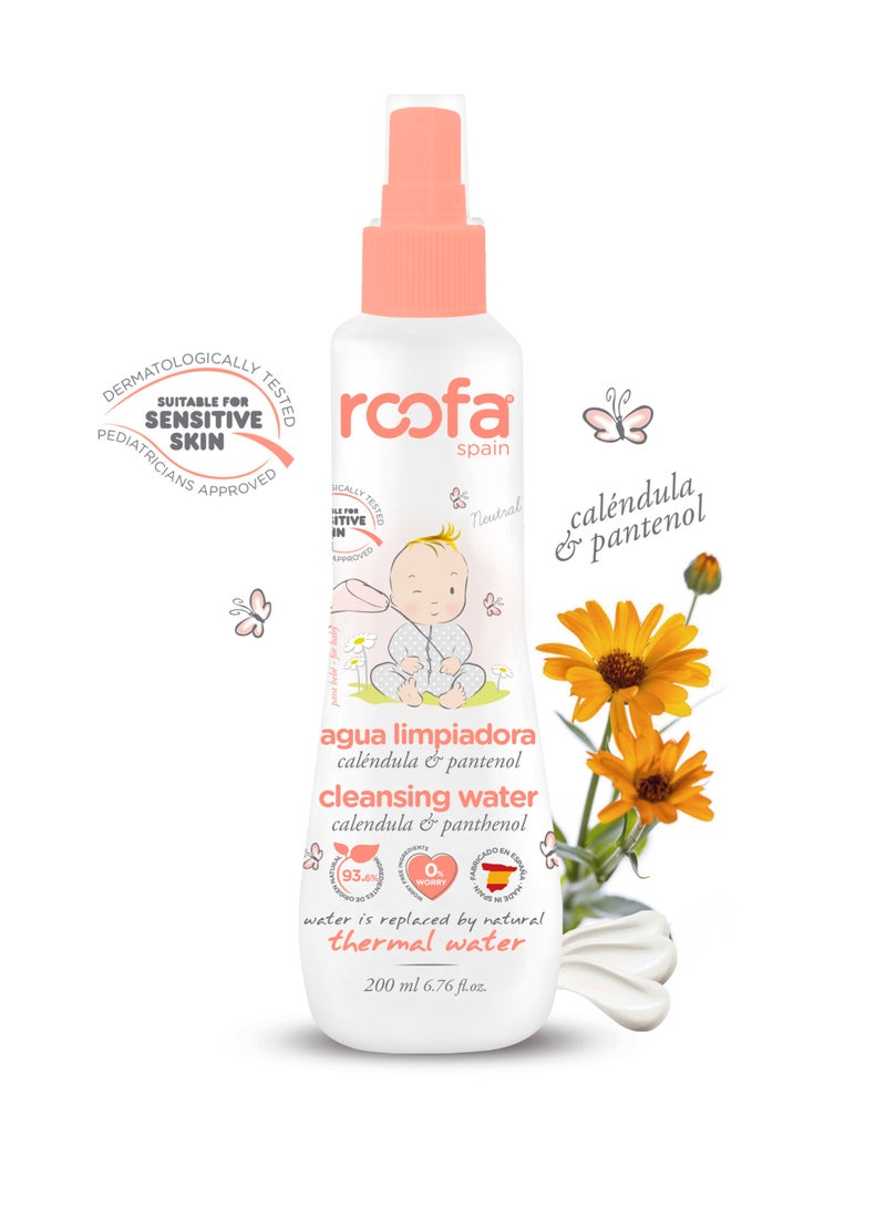 Roofa Spain Baby Cleansing Water 200ml  - Image 1