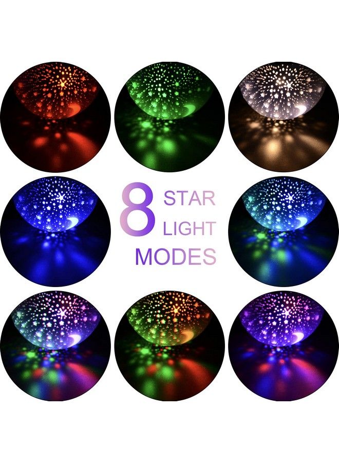 Sunnest Gyrobowl Kids Star Night Light 360 Degree Rotating Star Projector Purple… - Image 4