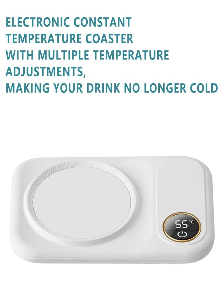 Warm cup coaster, constant temperature cup coaster, insulated coffee cup, constant temperature cup coaster, office warm cup coaster, USB interface  - Image 2