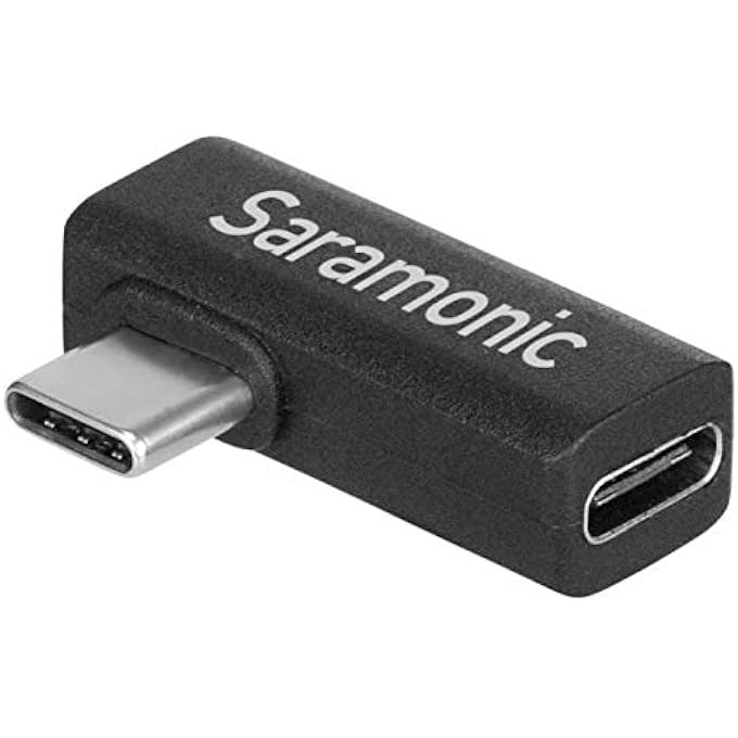 Saramonic محول USB-C بزاوية قائمة، محول ذكر إلى أنثى بزاوية 90 درجة مثالي للأجهزة في الجيمبال والمساحات الضيقة (SR-C2005) - Image 2