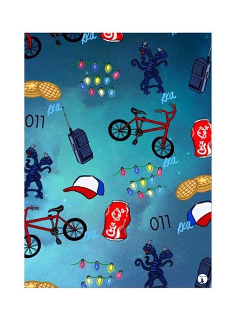 RKN Stranger Things Metal Plate Poster Multicolour 15x20centimeter