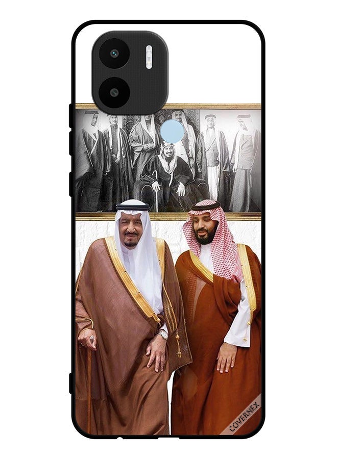Covernex Protective Case Cover For Xiaomi Redmi A1 Plus King Salman & Mbs Talking While Walking - Image 1