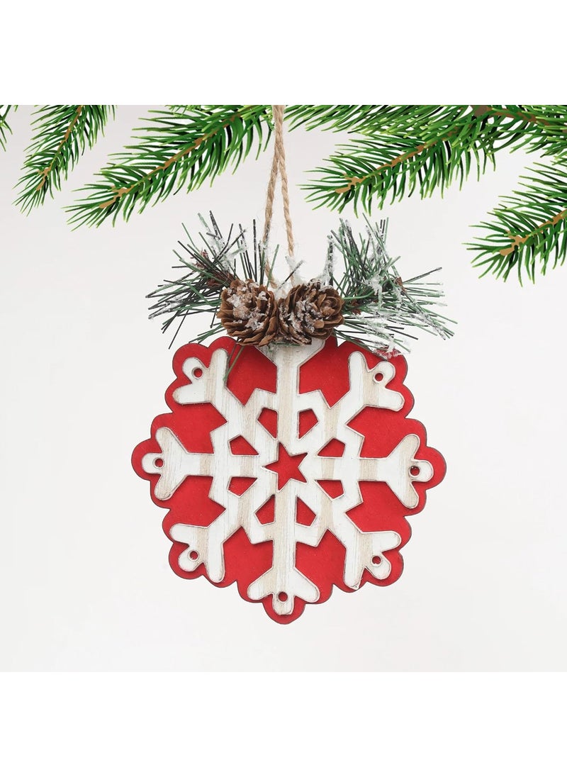 Hamster London - Hamster London HL Holy MDF Snowflake Hanging Christmas Decoration - Image 1