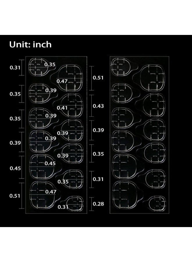 24PCS Adhesive Nail Tabs – Waterproof Double-Sided Nail Glue Stickers, Transparent Super Sticky Jelly Tabs, Breathable Flexible Nail Adhesive for Fake Nails and Manicure - Image 3