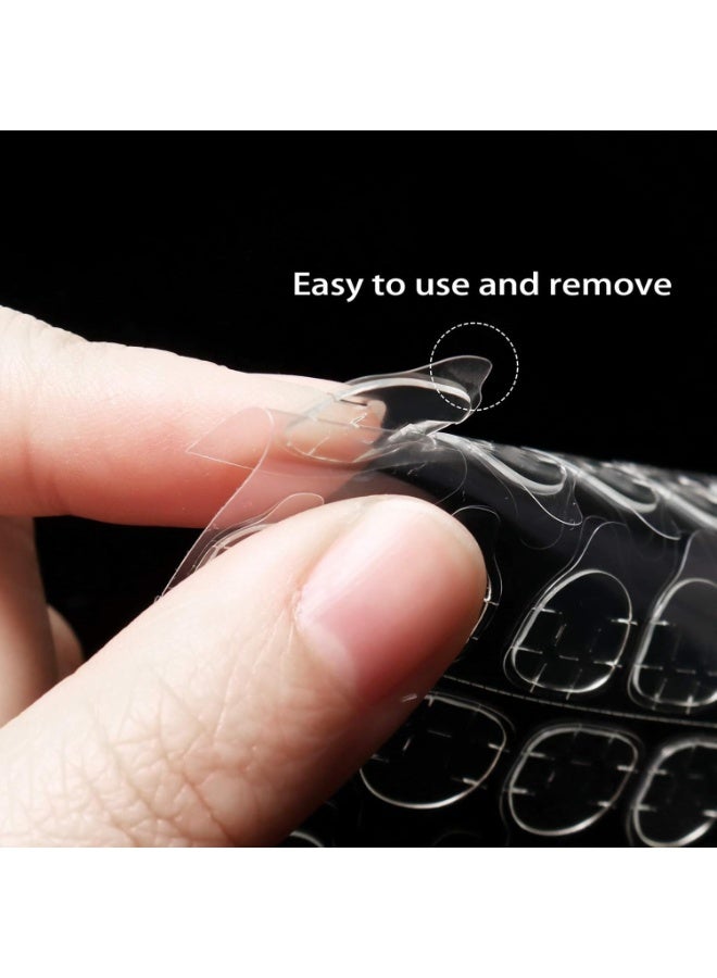 24PCS Adhesive Nail Tabs – Waterproof Double-Sided Nail Glue Stickers, Transparent Super Sticky Jelly Tabs, Breathable Flexible Nail Adhesive for Fake Nails and Manicure - Image 4