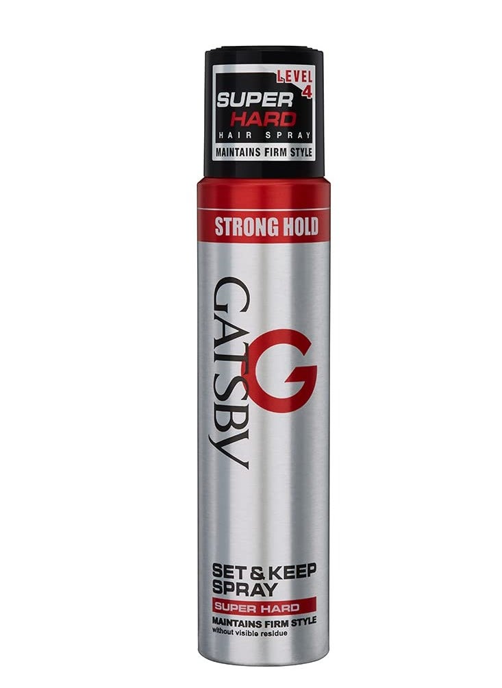 GATSBY - Super Hard Hairspray 250 ml - Image 1