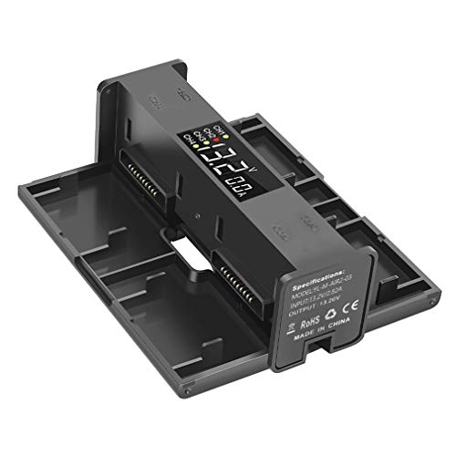 Hanatora Digital Display 4 in 1 Foldable Battery Charging Hub for DJI Air 2S,Mavic Air 2 Drone,Multi Charger in Sequence Charge Accessories - Image 1