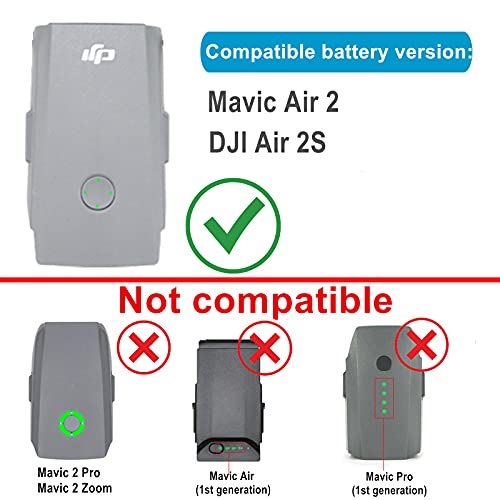 Hanatora Digital Display 4 in 1 Foldable Battery Charging Hub for DJI Air 2S,Mavic Air 2 Drone,Multi Charger in Sequence Charge Accessories - Image 2