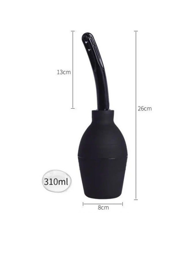 Generic Enema Cleanser Feminine Hygiene Cleanser Enema Ball Syringe Black (310 ml) 