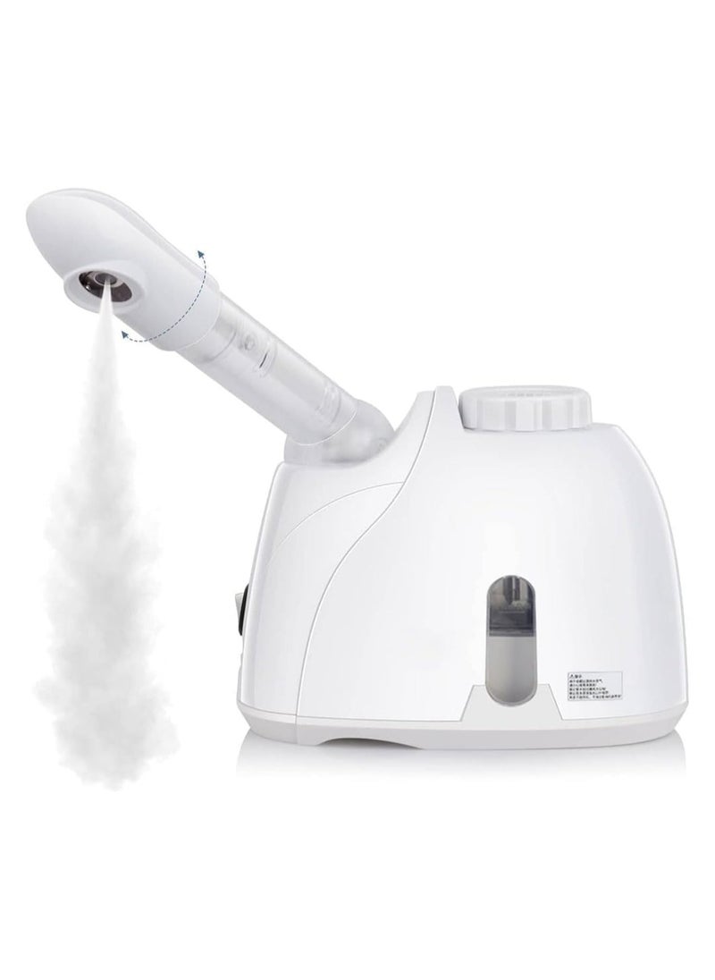 Facial Steamer with 360 Degree Adjustable Extendable Long Arm, Unblocks Pores and Blackheads, Portable Steamer