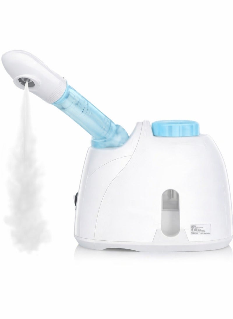 Facial Steamer with 360 Degree Adjustable Extendable Long Arm, Unblocks Pores and Blackheads, Portable Steamer - Image 1