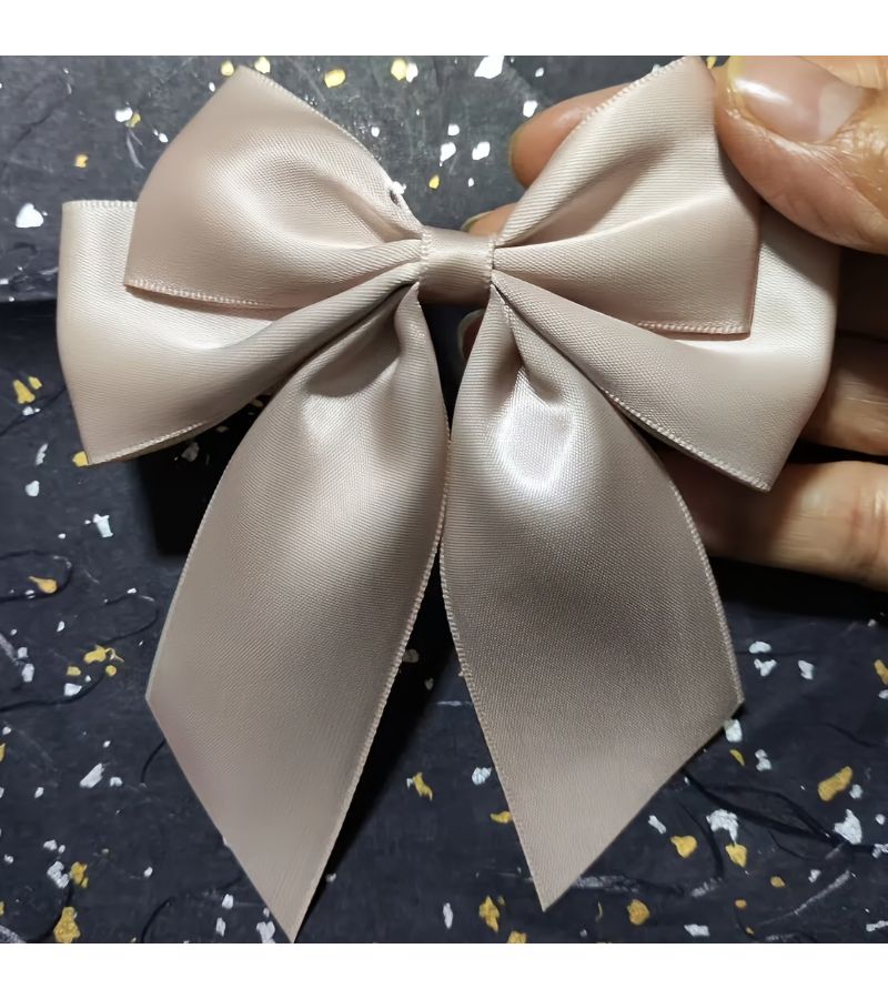 9 Pieces Grey Four Loop Bows Set Light Romantic Color Series For Gift Wrapping Basket Decoration Birthday Packaging Holidays Weddings Bridal Shower - Image 5