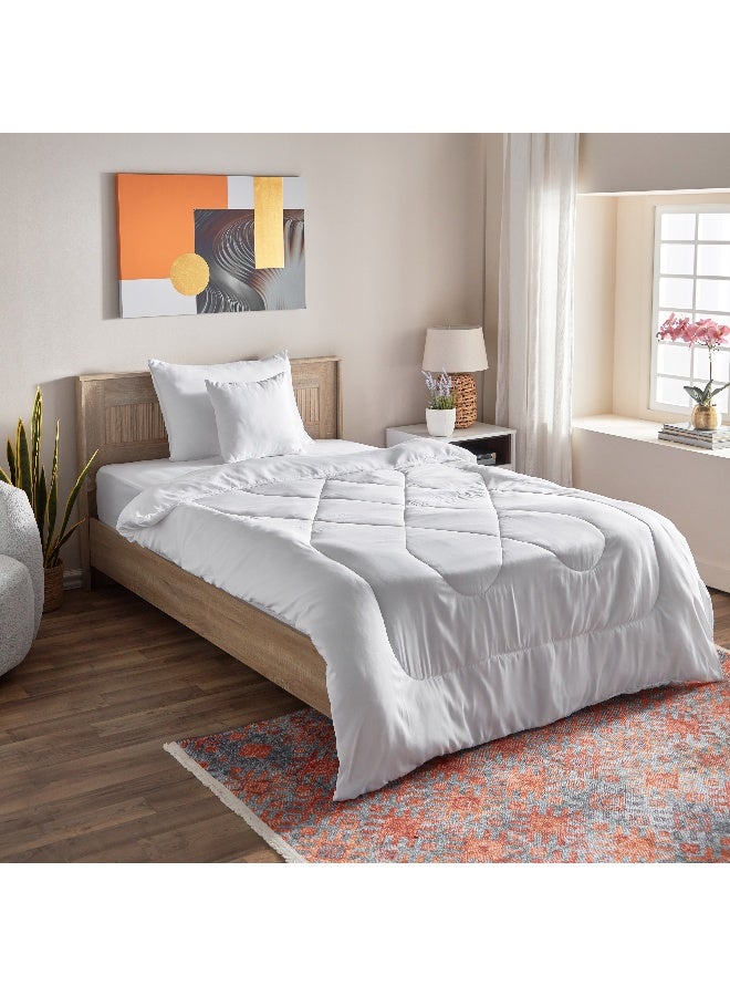 Home Box Andorra 4-Piece Twin Microfiber BIAB Comforter Set 220 x 160 cm - Image 2