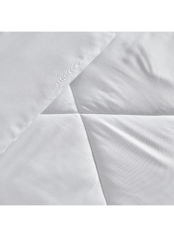 Home Box طقم لحاف أندورا المكون من 4 قطع بتصميم توأمي من الألياف الدقيقة 220 × 160 سم - Image 5