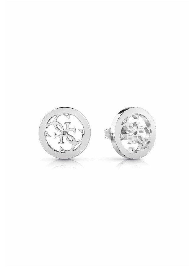 GUESS - Logo with Plain Frame Earring - Image 1