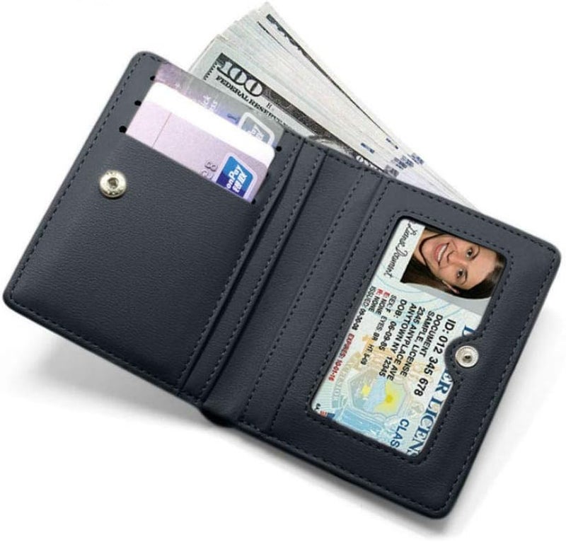 AnnabelZ Women Wallets Small Bifold Leather Pocket Wallet Ladies Mini Short Purse - Image 3