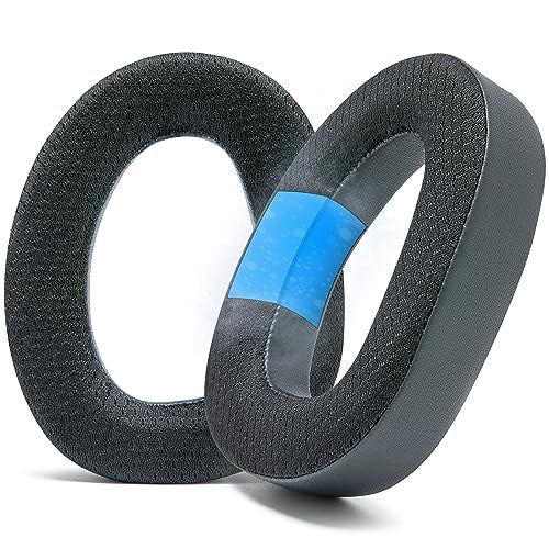 WC Freeze EPOS H6 Pro Cooling Gel Earpads for EPOS H6 ProSennheiser GSP 600 GSP500 GSP550 GSP670 Made by Wicked Cushions Enhance Comfort Durability Thickness Black - Image 1