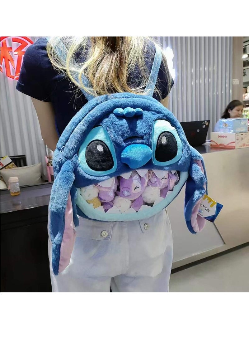 Cute cartoon interstellar baby Stitch backpack for female birthday gift (30 * 7 * 32cm)  - Image 1