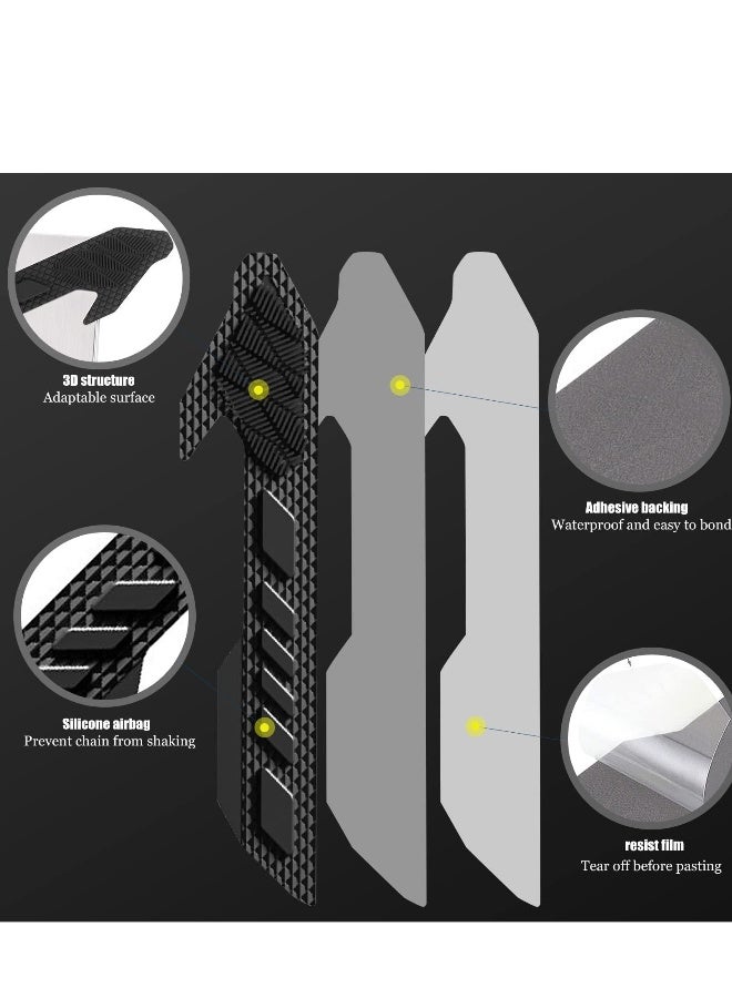 Generic Mountain Bike Chainstay Protector, MTB Silicone Chain Stay Frame Guard, Road Bicycle Chain Pad - Protects Bike Frame from Chain Scratches  - Image 3