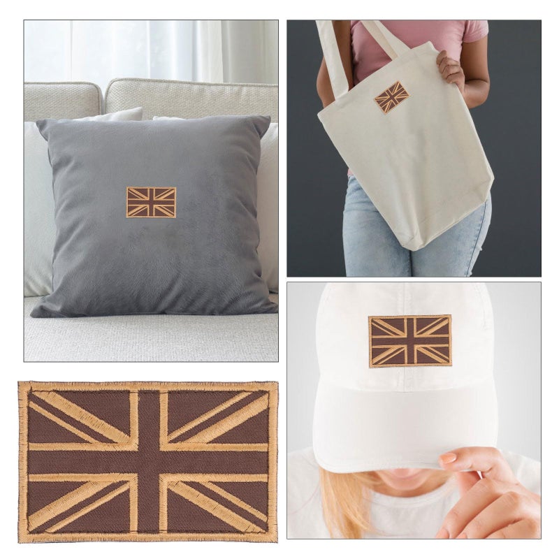 British Flag Patch Applique Embroidered Patches For Clothing Jackets Hats Bags Repair Decoration Multicolor - Image 4