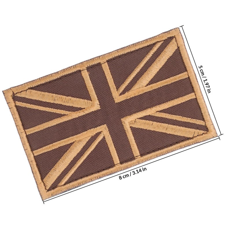 British Flag Patch Applique Embroidered Patches For Clothing Jackets Hats Bags Repair Decoration Multicolor - Image 3