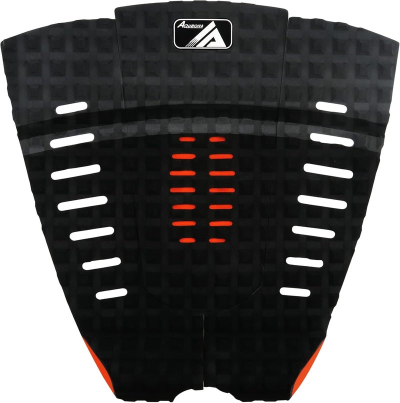 AQUBONA Store 3 Piece Stomp Pad Surfboard EVA Traction Pad Adhesive Professional Tail Pad/Applies All Boards - Surfboards, Shortboards, Longboards, Skimboards/Multiple Color Choices - Image 1
